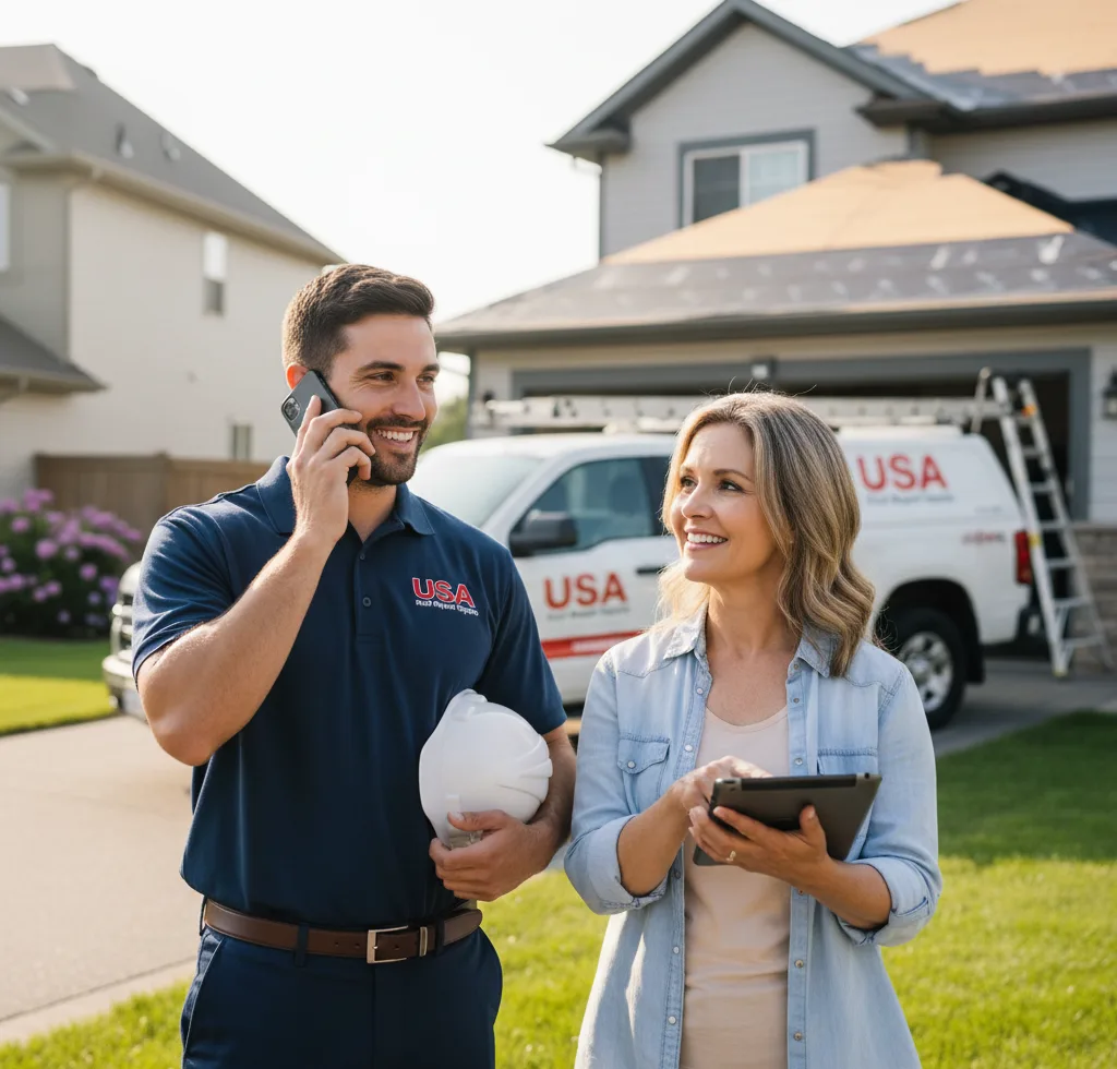 USA Roof Repair Experts customer support in Coopersville